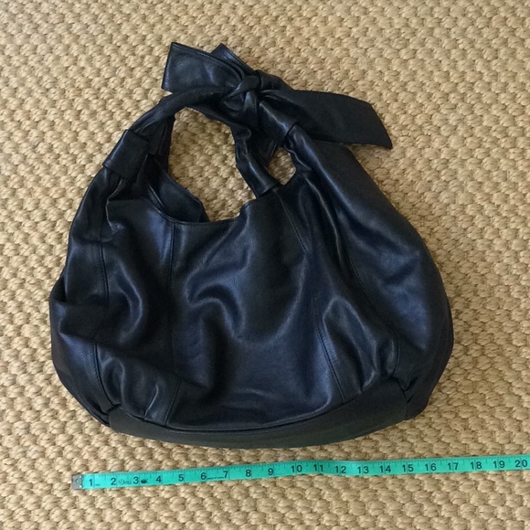 🎉HOST PICK🎉 Paul & Joe Black Leather Hobo Bag - Picture 3 of 6